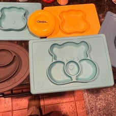 Set of 5 EZ PZ Suction Plate Mat