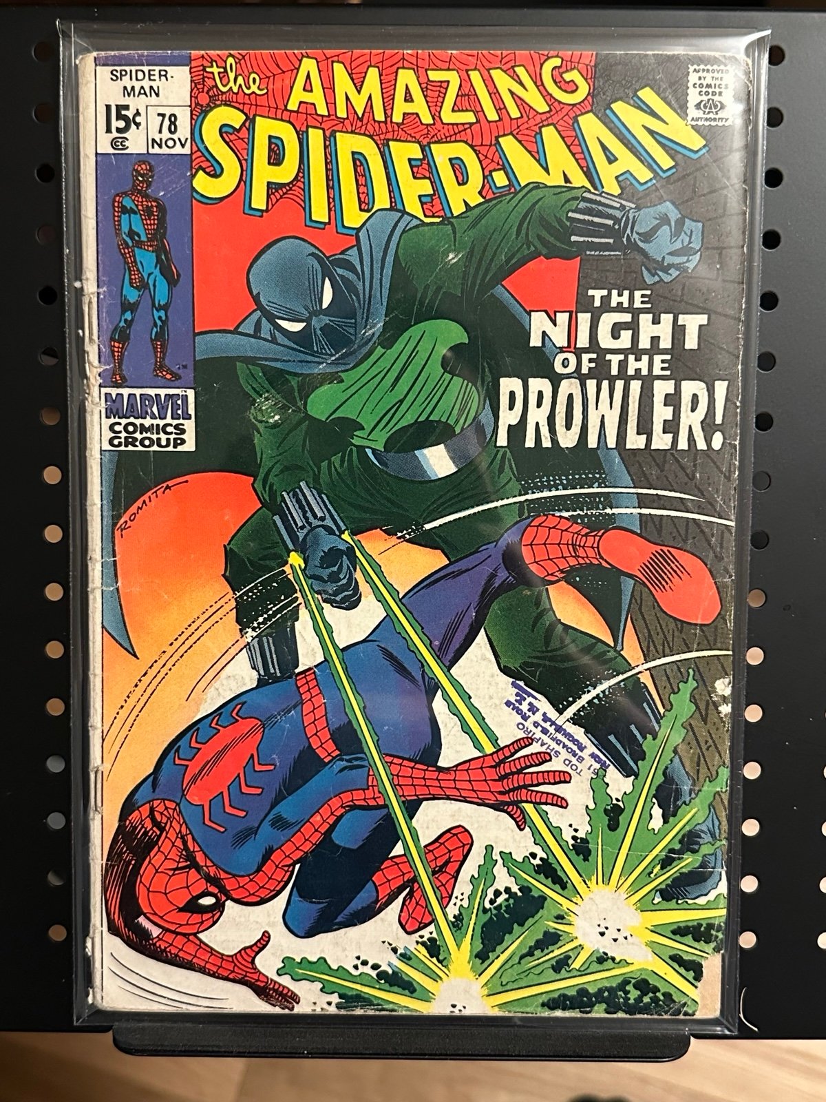 Amazing Spider-Man #78 1969 - 1st Appearance of the Prowler
