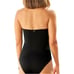 Amita Naithani Swim One Piece Halter Top Black Embroidered Size M