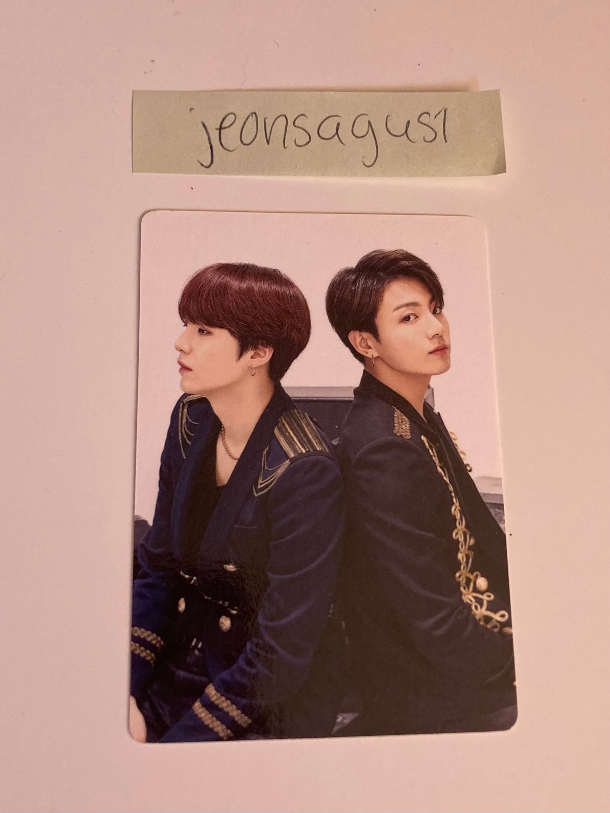Jungkook Yoongi Suga Photocard Speak Yourself Japan