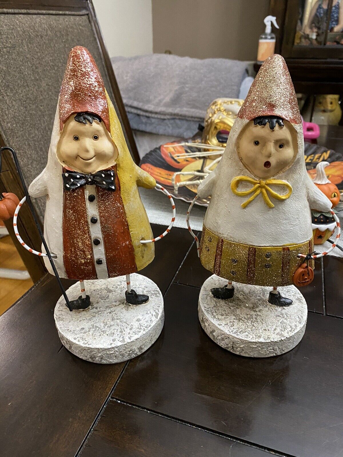 Fall Halloween Candy Corn Resin Figurines 10 Lori Mitchell Style