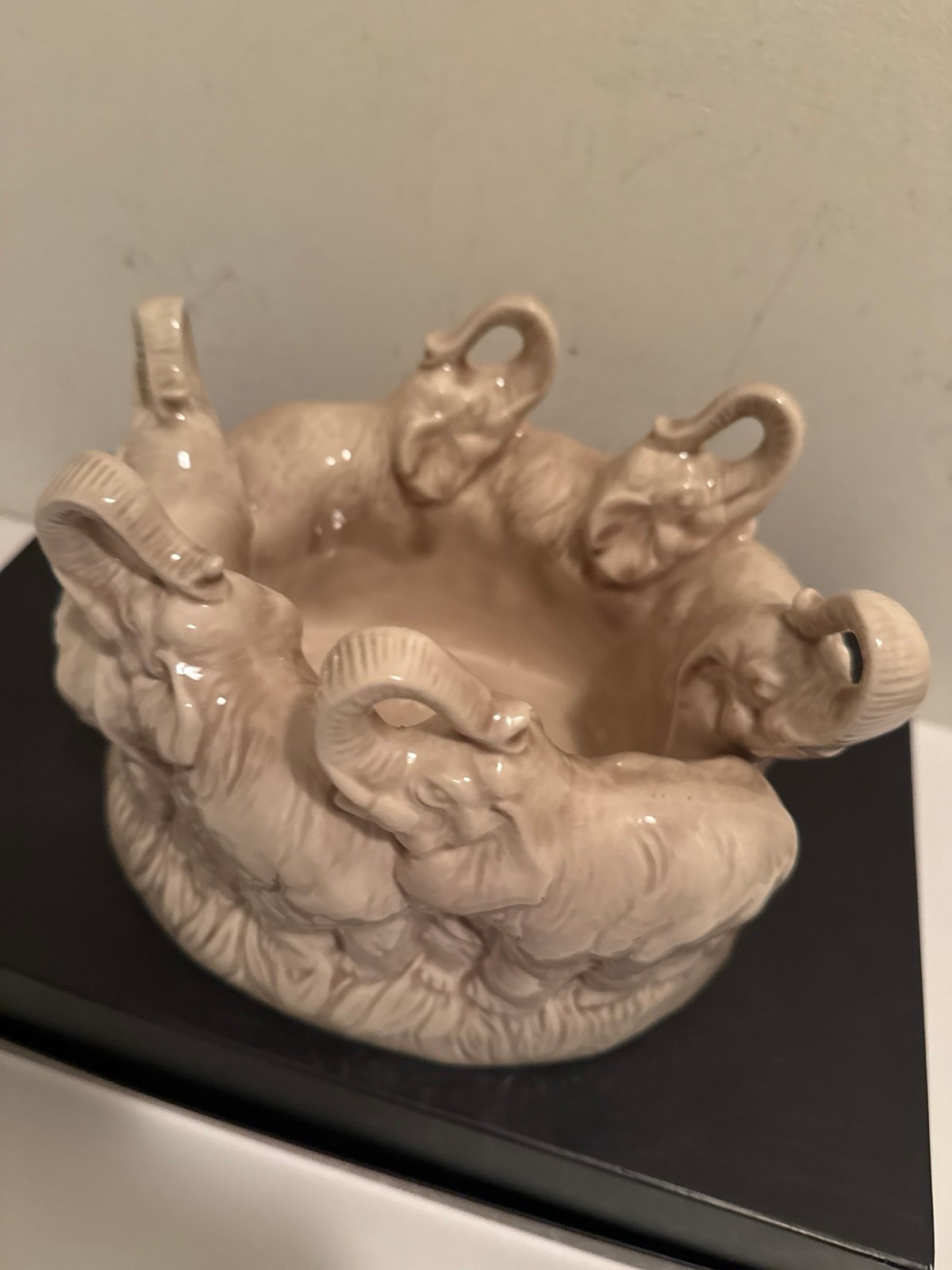 Vintage Ceramic Elephant Bowl