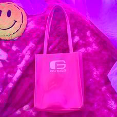 hot pink y2k guess purse