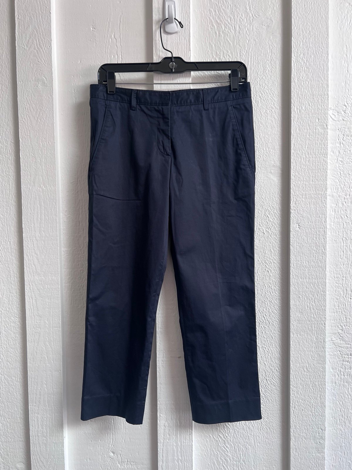 Miu Miu Cropped Navy Pants
