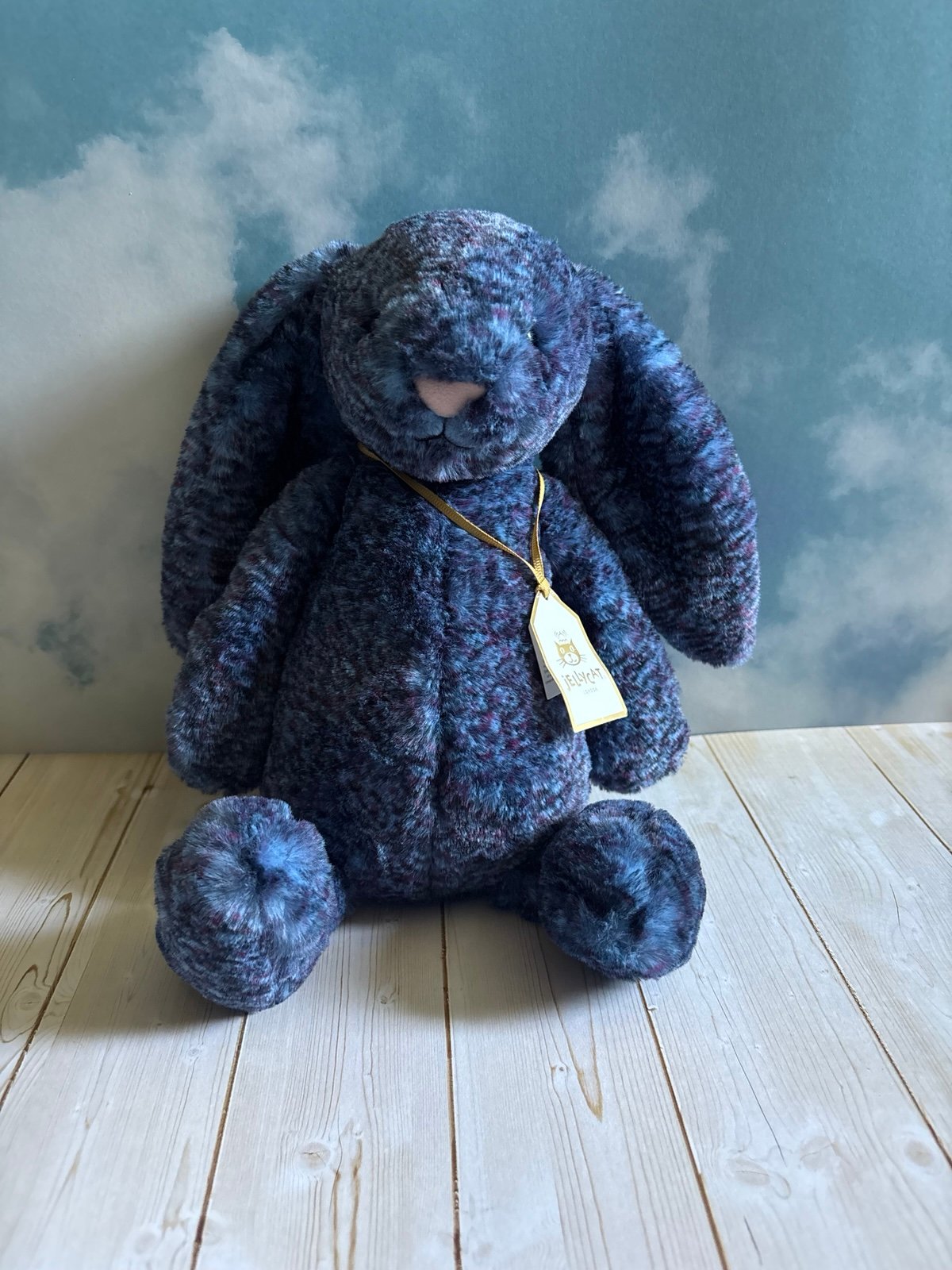 Authentic Jellycat Hopscone Bashful Luxe Bunny – Brand New with Tags | Rare Plus