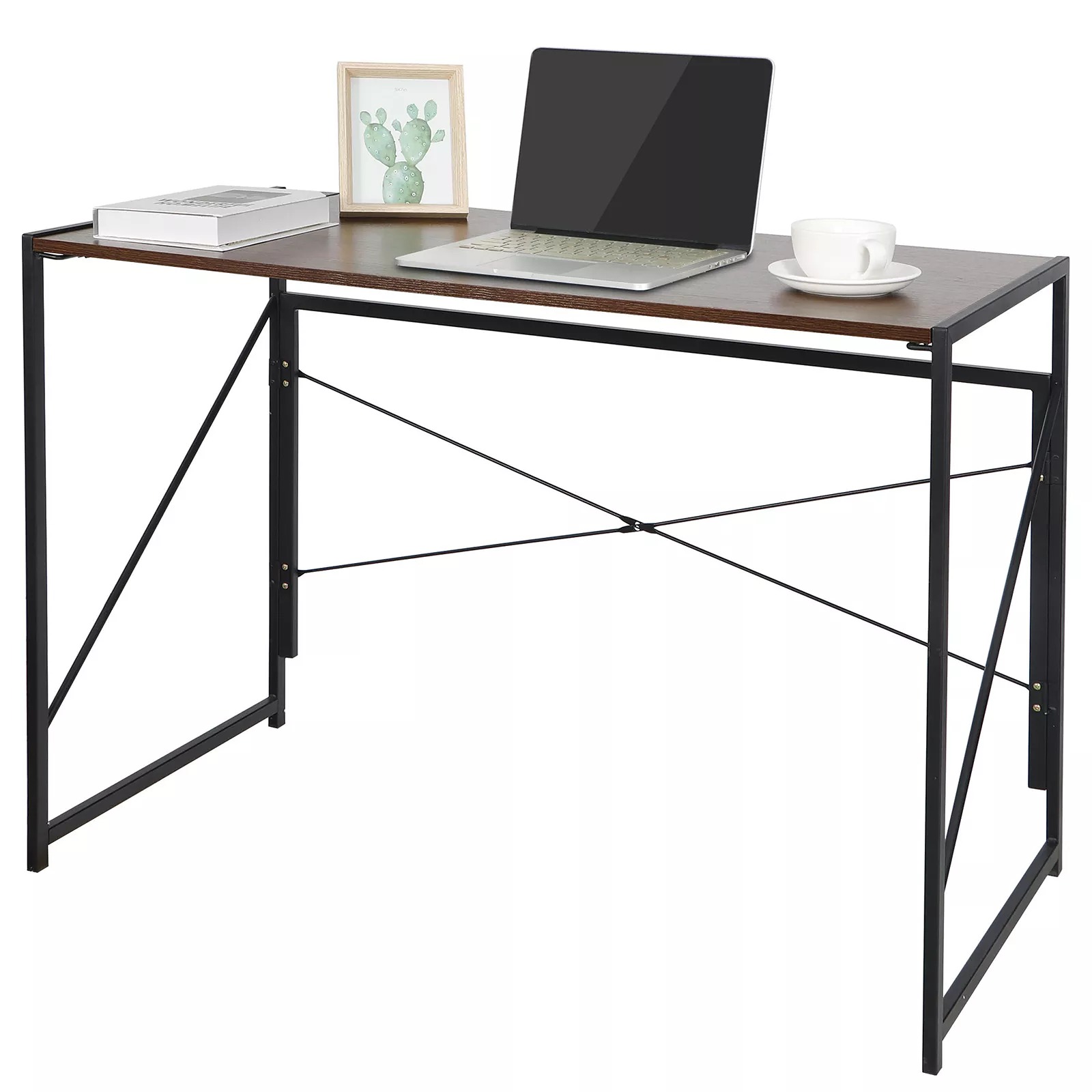 Computer Desk Writing Modern Simple Study Industrial Style Folding Home Office