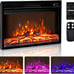 26 inch Electric Fireplace,3 Flame Modes Heater Insert with Remote Control 1500W