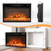 26 inch Electric Fireplace,3 Flame Modes Heater Insert with Remote Control 1500W