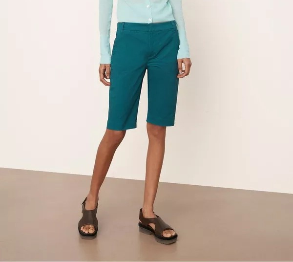 Vince Coin-Pocket Cotton Bermuda Shorts