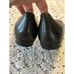 Vionic Black Arielle Leather Ballet Flats Chain Link Pointed Toe Women’s Sz 10