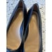 Vionic Black Arielle Leather Ballet Flats Chain Link Pointed Toe Women’s Sz 10