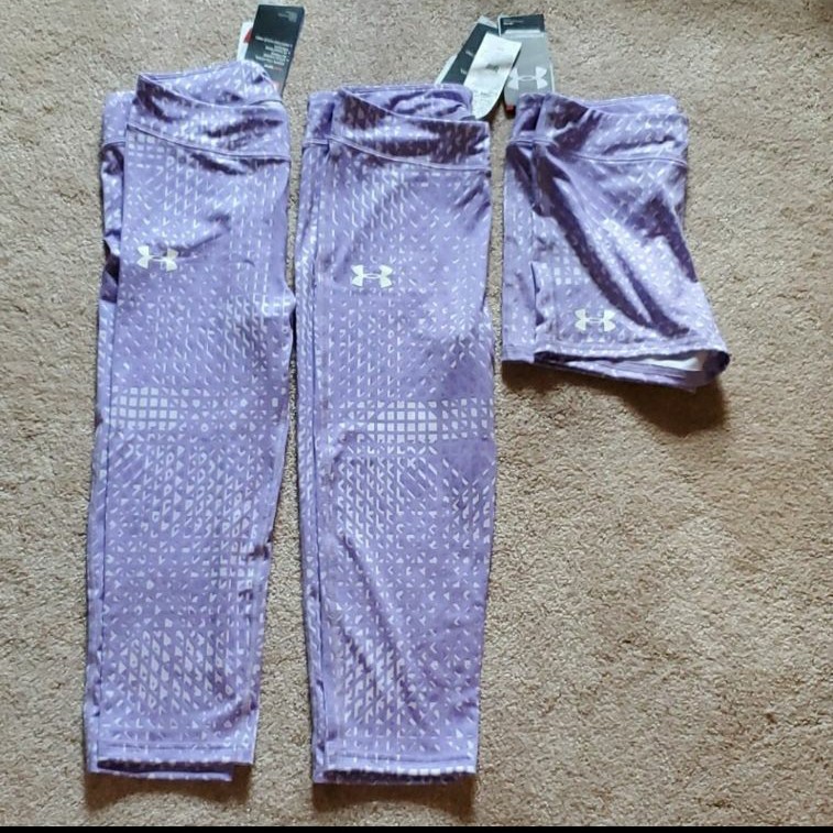Lot of 3 NWT Under Armour legging & shor