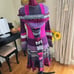 Handmade patchwork sweater coat