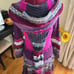 Handmade patchwork sweater coat