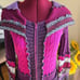 Handmade patchwork sweater coat