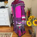 Handmade patchwork sweater coat