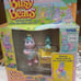 Tyco Bitsy Bears & Babies Set Wind up Lullabye Bear & Wriggles Stk No. 1522-2