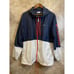 Columbia Jacket Women's 1X Blue White Hooded Logo Flash Forward Windbreaker