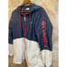 Columbia Jacket Women's 1X Blue White Hooded Logo Flash Forward Windbreaker