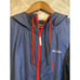 Columbia Jacket Women's 1X Blue White Hooded Logo Flash Forward Windbreaker