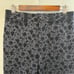 MAEVE PANTS WOMENS SIZE 8 BLACK GRAY FLORAL HIGH RISE WIDE LEG DRESS PANTS