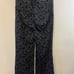 MAEVE PANTS WOMENS SIZE 8 BLACK GRAY FLORAL HIGH RISE WIDE LEG DRESS PANTS