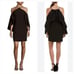 NEW Alexia Admor Statement Flutter-sleeve Cold Shoulder Dress in Black Size 4