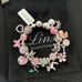 Linx Snake Chain Bracelet with French Bulldog Frenchie Themed Charms