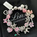 Linx Snake Chain Bracelet with French Bulldog Frenchie Themed Charms