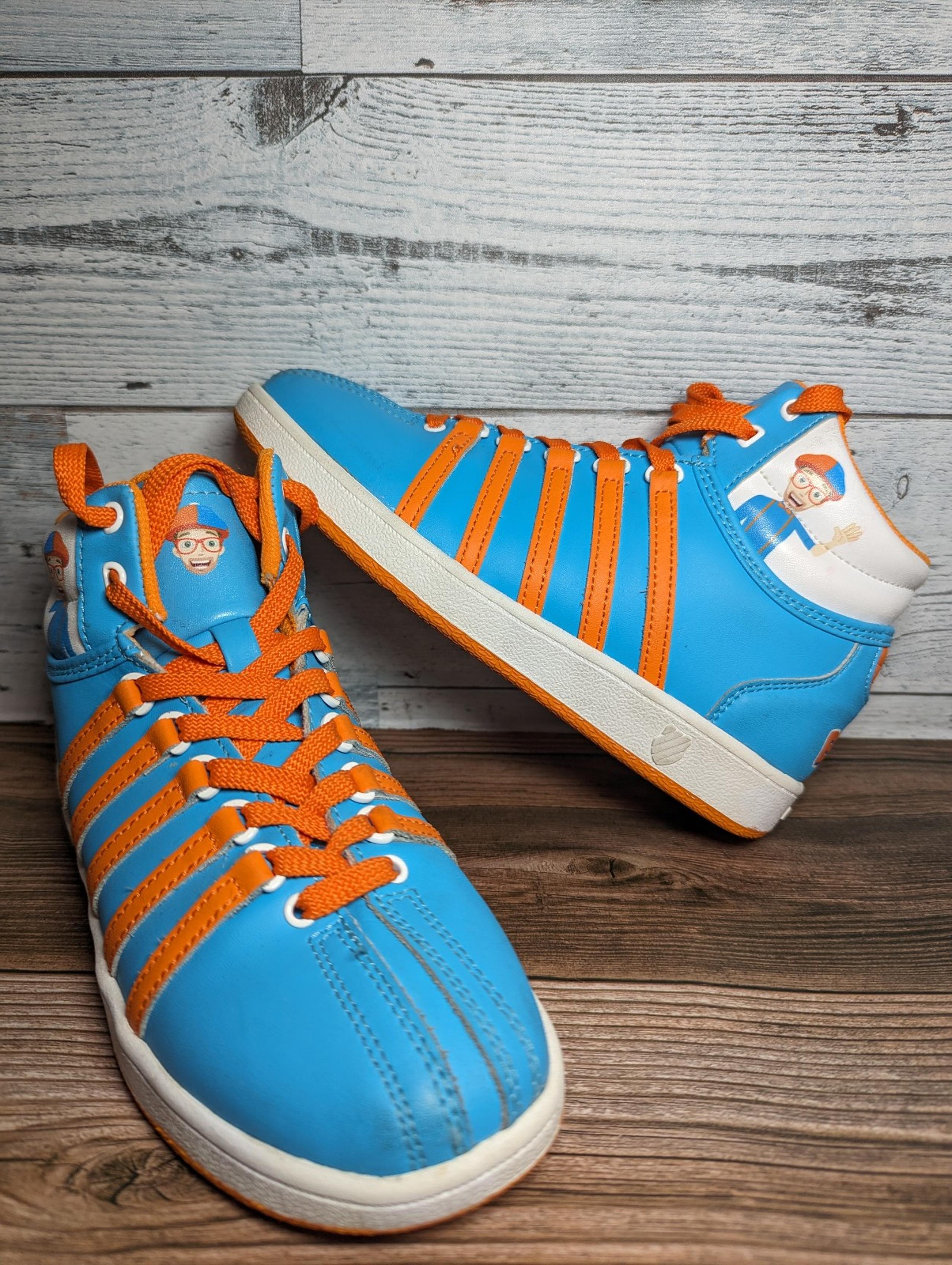 Blippi KSwiss Sneakers 2.5Y Youth High Tops Kids Colorful 56185-906-M Mid Orange