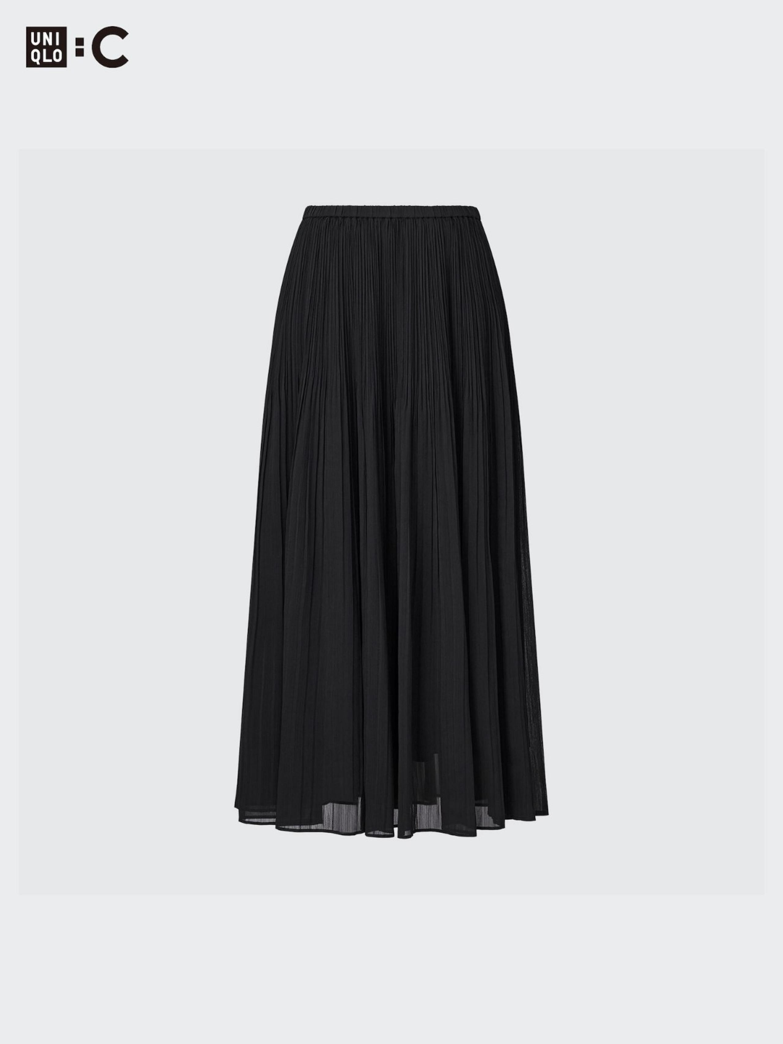 Uniqlo C 2023 Winter Pleated Sheer Skirt