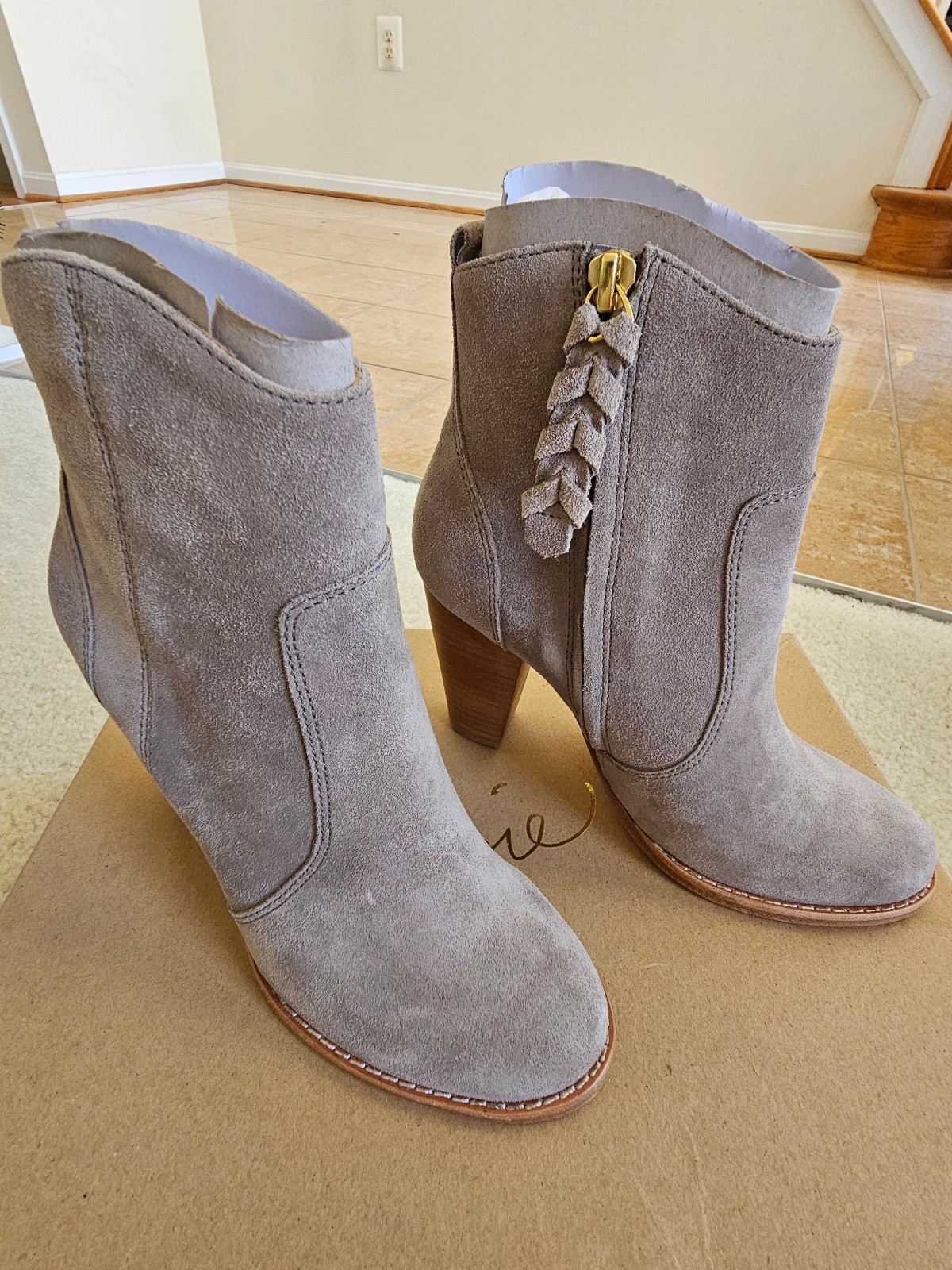 JOIE Suede LEATHER DALTON BOOTS