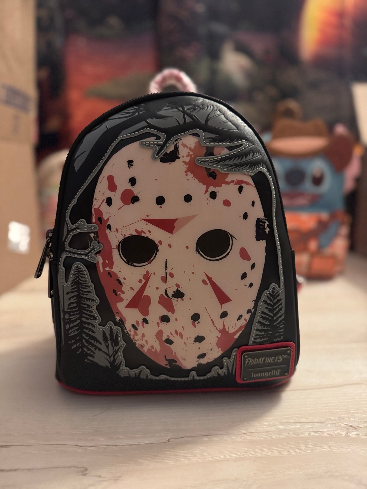 Loungefly Friday the 13th Jason Lenticular Mini-Backpack [EE Exclusive]