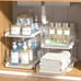 2 Sets of 2-Tier Multi-Purpose Bathroom Under Sink Organizers and Storage