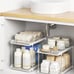 2 Sets of 2-Tier Multi-Purpose Bathroom Under Sink Organizers and Storage