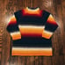Crazy Vintage 90's Knit Rainbow Sweater