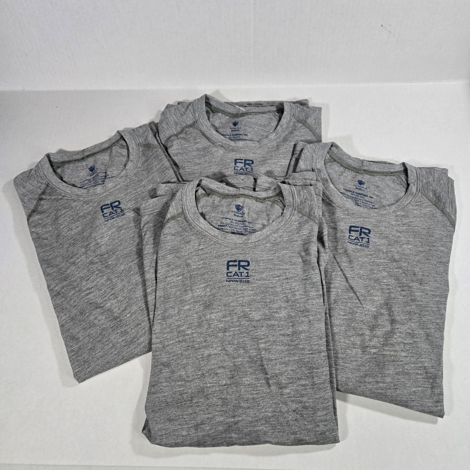 Tyndale FR Series Long Sleeve M Medium Flame Resistant CAT 1 2112 NWOT Set Of 4