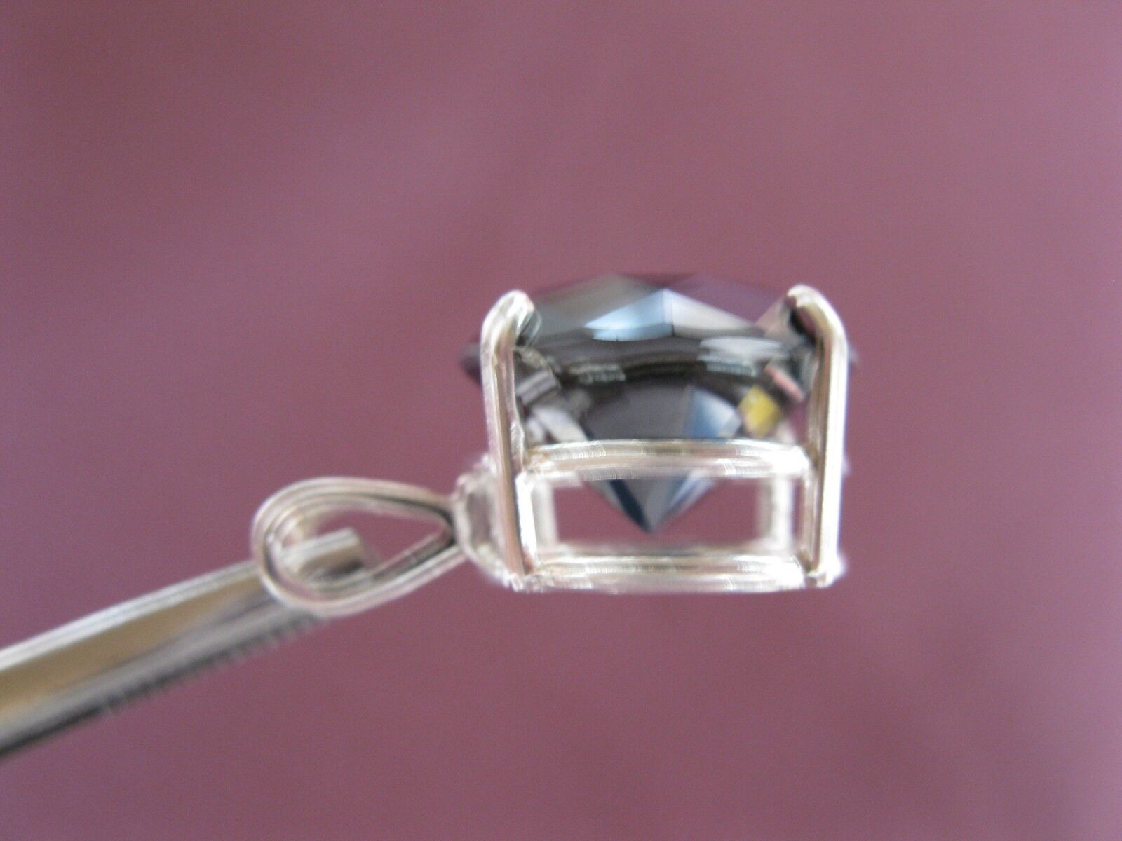13.50ct NATURAL BLACK DIAMOND NECKLACE,FREE DIAMOND TESTER,CERTIFI CATE,PENDANT