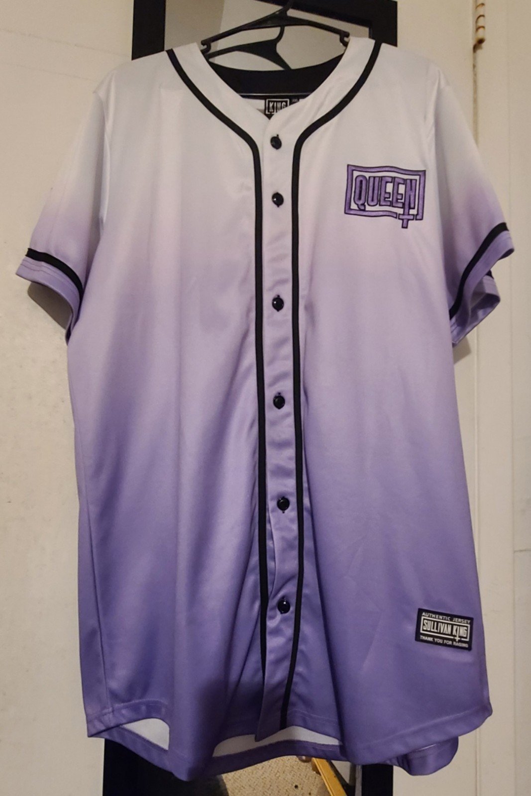 Sullivan King Purple/White fade Queen jersey 2XL