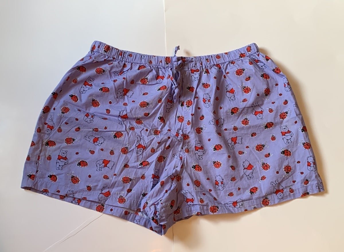 Disney Winnie the Pooh Women’s Large Blue Pajama Shorts