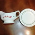 Pfaltzgraff snow village gravy boat and under plate