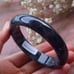 Burmese Certified Black Jade Bangle 58mm