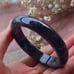 Burmese Certified Black Jade Bangle 58mm