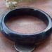 Burmese Certified Black Jade Bangle 58mm