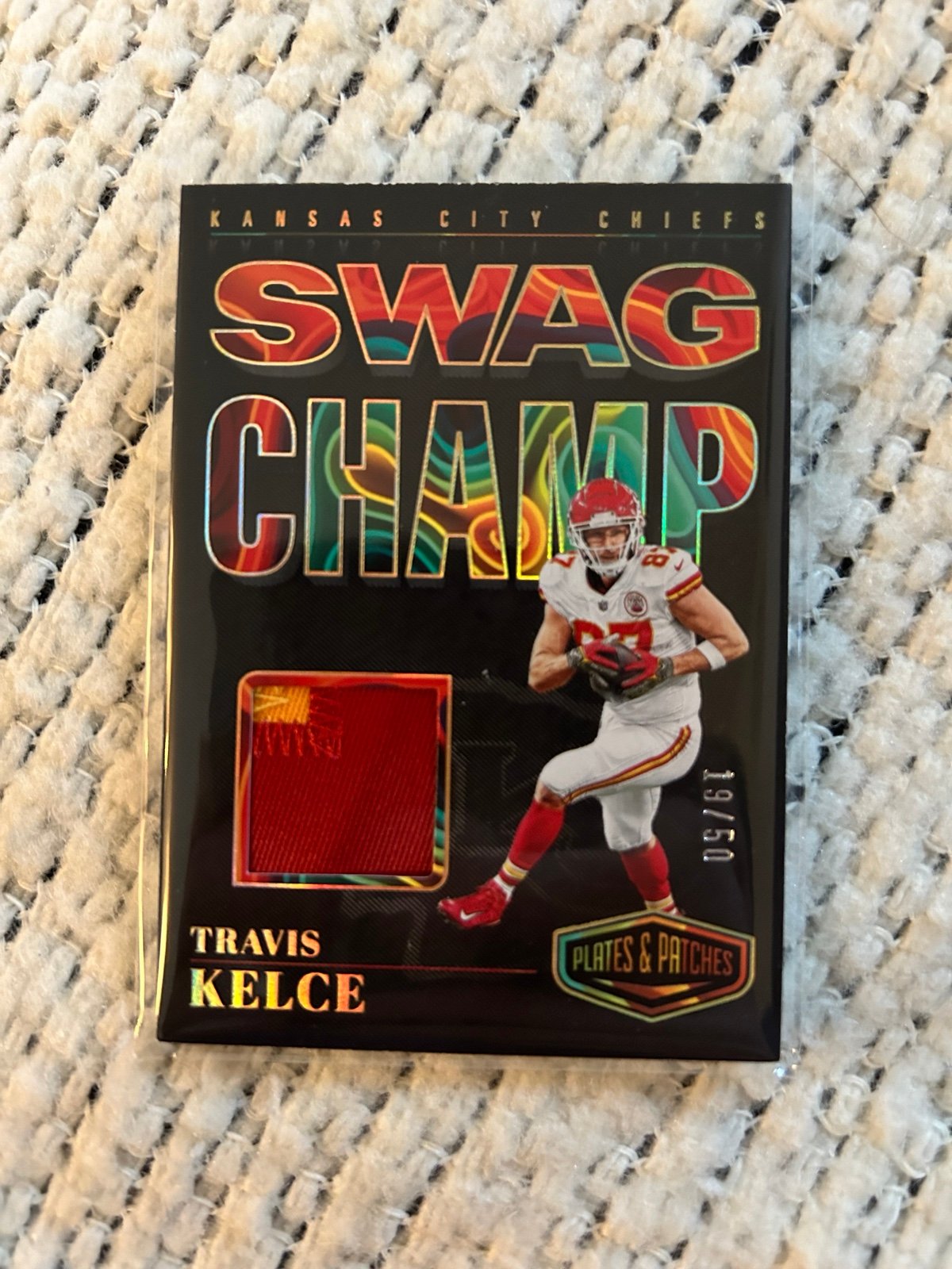 Travis Kelce Swag Champ Card
