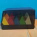 Vintage Apple Macintosh Floppy Disk Storage Case Organizer Rainbow Holders HTF