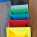 Vintage Apple Macintosh Floppy Disk Storage Case Organizer Rainbow Holders HTF