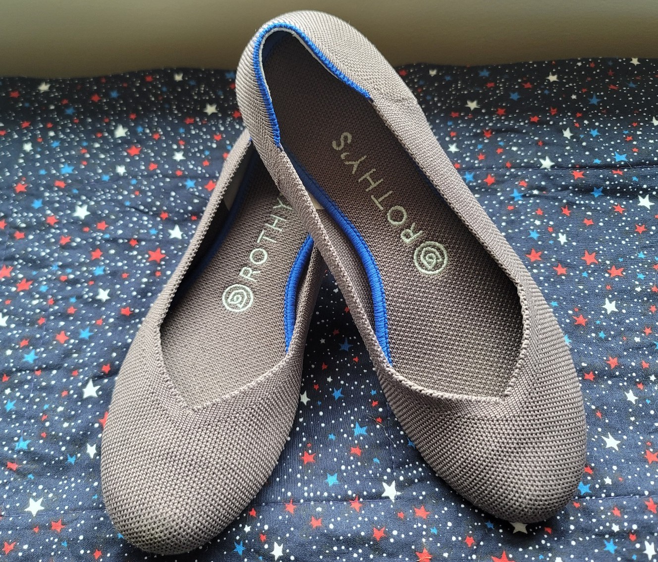 Rothys Mink Flats Size 7