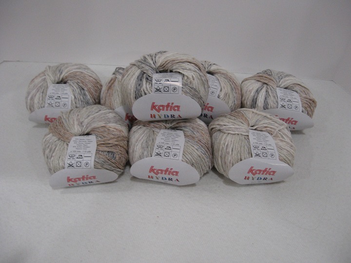 Yarn Destash - Katia - Hydra 8 skeins in Colorway 87