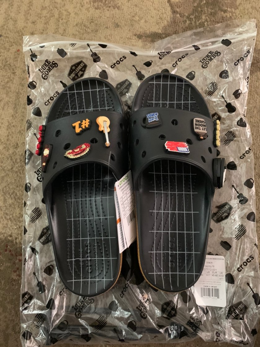 Luke Combs Crocs Mens Size 11 IN HAND